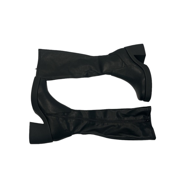 Steve Madden Baily Knee High Platform Boot (Women) (Narrow Calf)‎ Black Size 10 - Picture 3 of 8